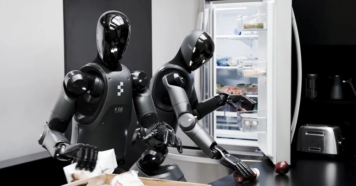 Figure Roboter räumt Kühlschrank ein